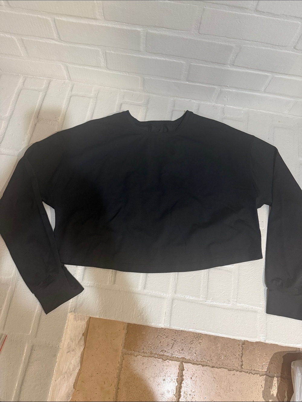 Lululemon ls crop shirt